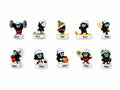 Calimero "Sports & Olympics" Miniature Porcelain Figurines - Complete Set of 10 Collectible Fèves