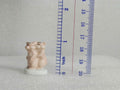 Vintage Miniature Pink Ceramic Piggy Figurines - Collectible French King Cake Charms