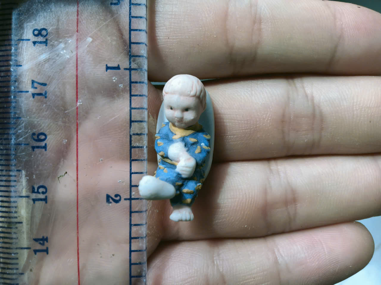 [Pick Your Own] Vintage French Fèves Porcelain Miniature Dolls – "Poupées en porcelaine
