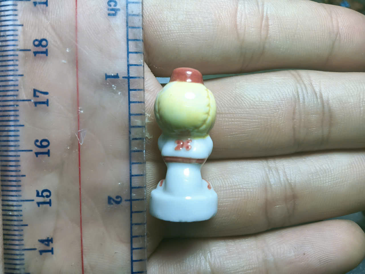 French Fève Miniature Porcelain Sports Ball Character – Individual Collectible Football & Baseball King Cake Charm