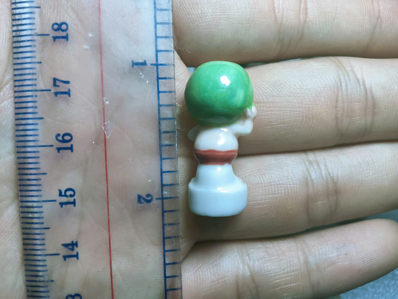 French Fève Miniature Porcelain Sports Ball Character – Individual Collectible Football & Baseball King Cake Charm