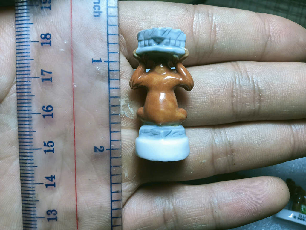 French Fève Miniature Porcelain Disney Character Figurine – Individual Collectible Toy Story & Jungle Book King Cake Charm