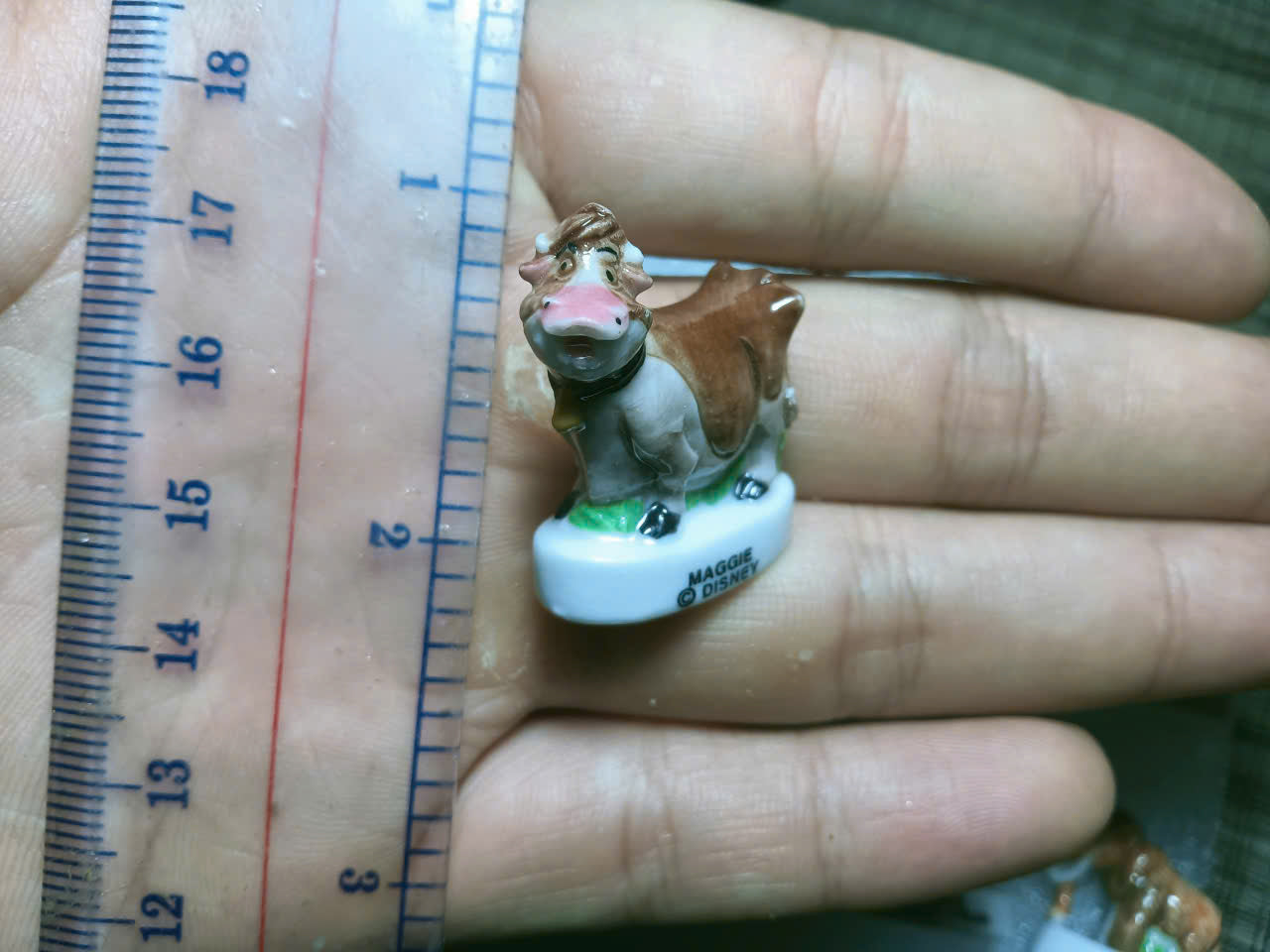 French Fève Miniature Porcelain Disney Character Figurine – Individual Collectible Toy Story & Jungle Book King Cake Charm