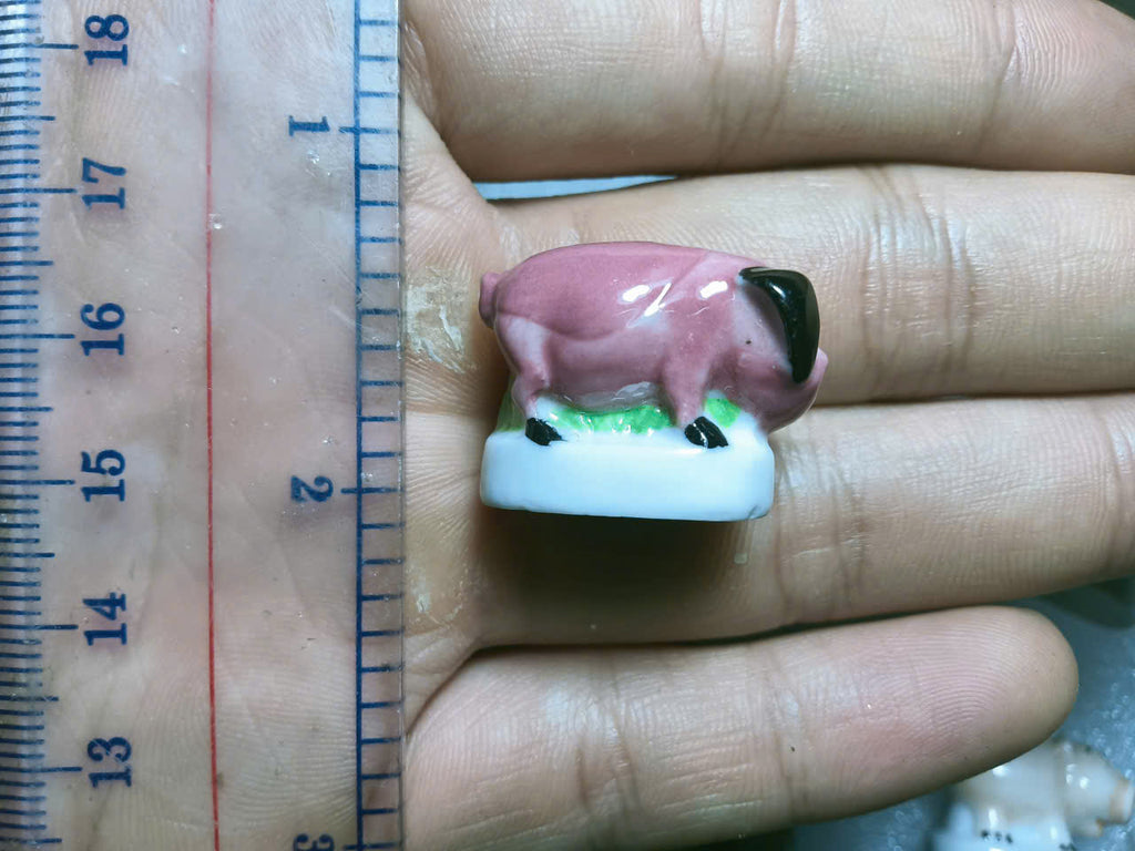 French Fève Miniature Porcelain Disney Character Figurine – Individual Collectible Toy Story & Jungle Book King Cake Charm