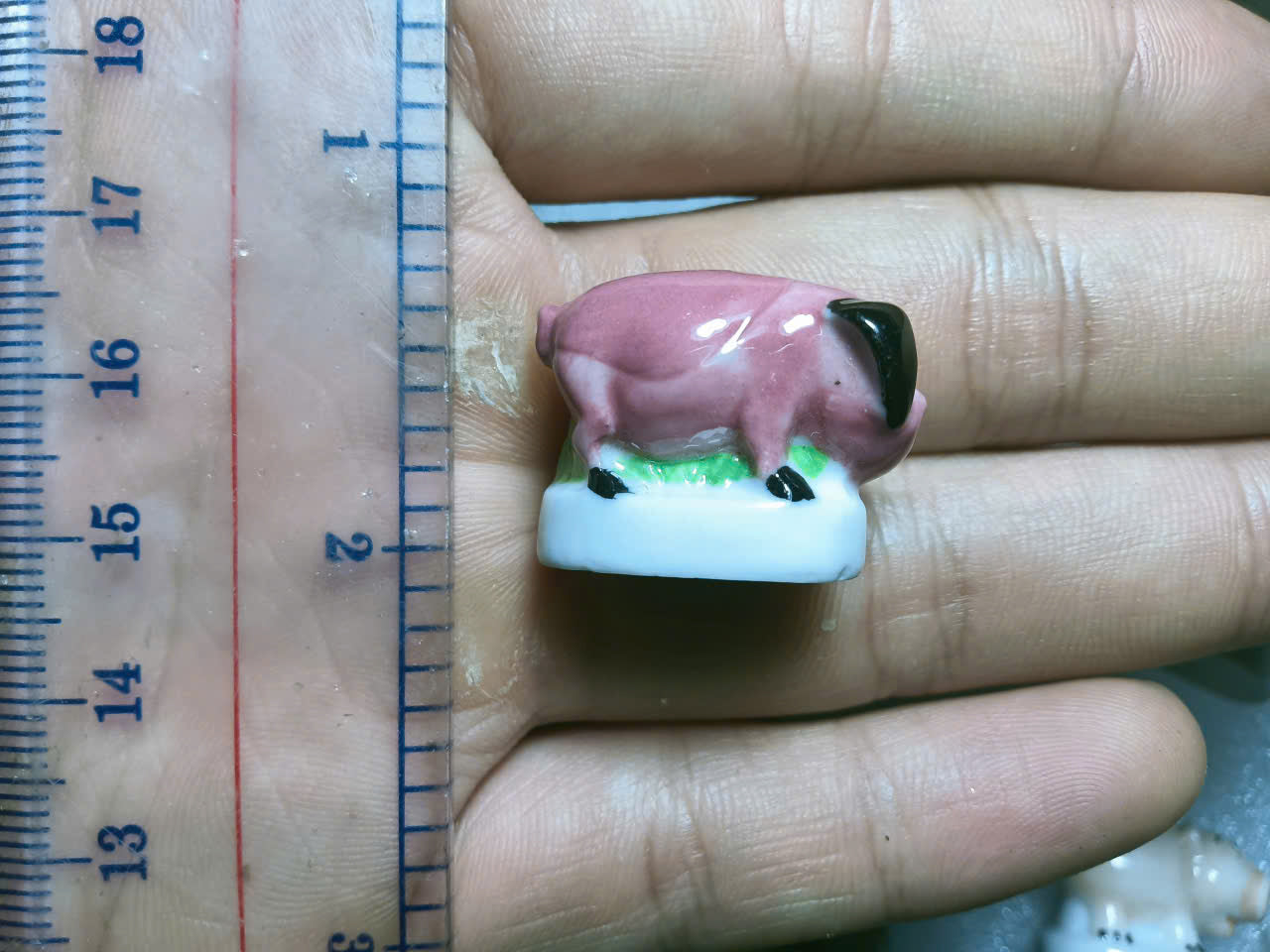 French Fève Miniature Porcelain Disney Character Figurine – Individual Collectible Toy Story & Jungle Book King Cake Charm
