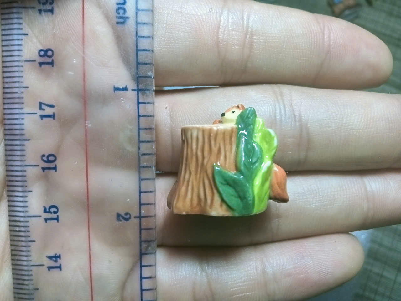 [Pick Your Own] Vintage French Fèves Porcelain Squirrels – Miniature Woodland Autumn Animals