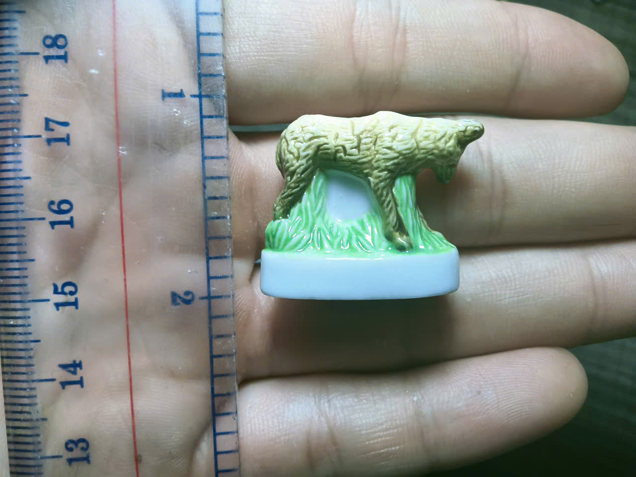 French Fève Miniature Porcelain Animal Figurine – Individual Collectible Badger, Crocodile & Prairie Dog King Cake Charm