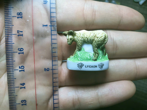 French Fève Miniature Porcelain Animal Figurine – Individual Collectible Badger, Crocodile & Prairie Dog King Cake Charm