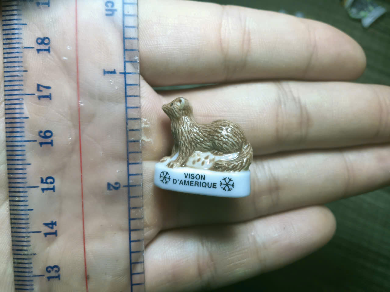 French Fève Miniature Porcelain Animal Figurine – Individual Collectible Badger, Crocodile & Prairie Dog King Cake Charm