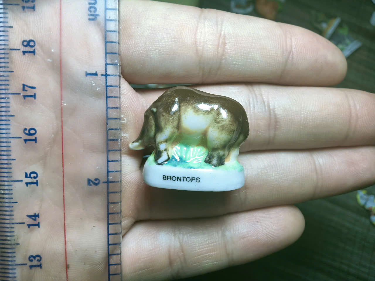 French Fève Miniature Porcelain Figurine – Individual Collectible Tiger, Wolf, Lizard & Snail King Cake Charm
