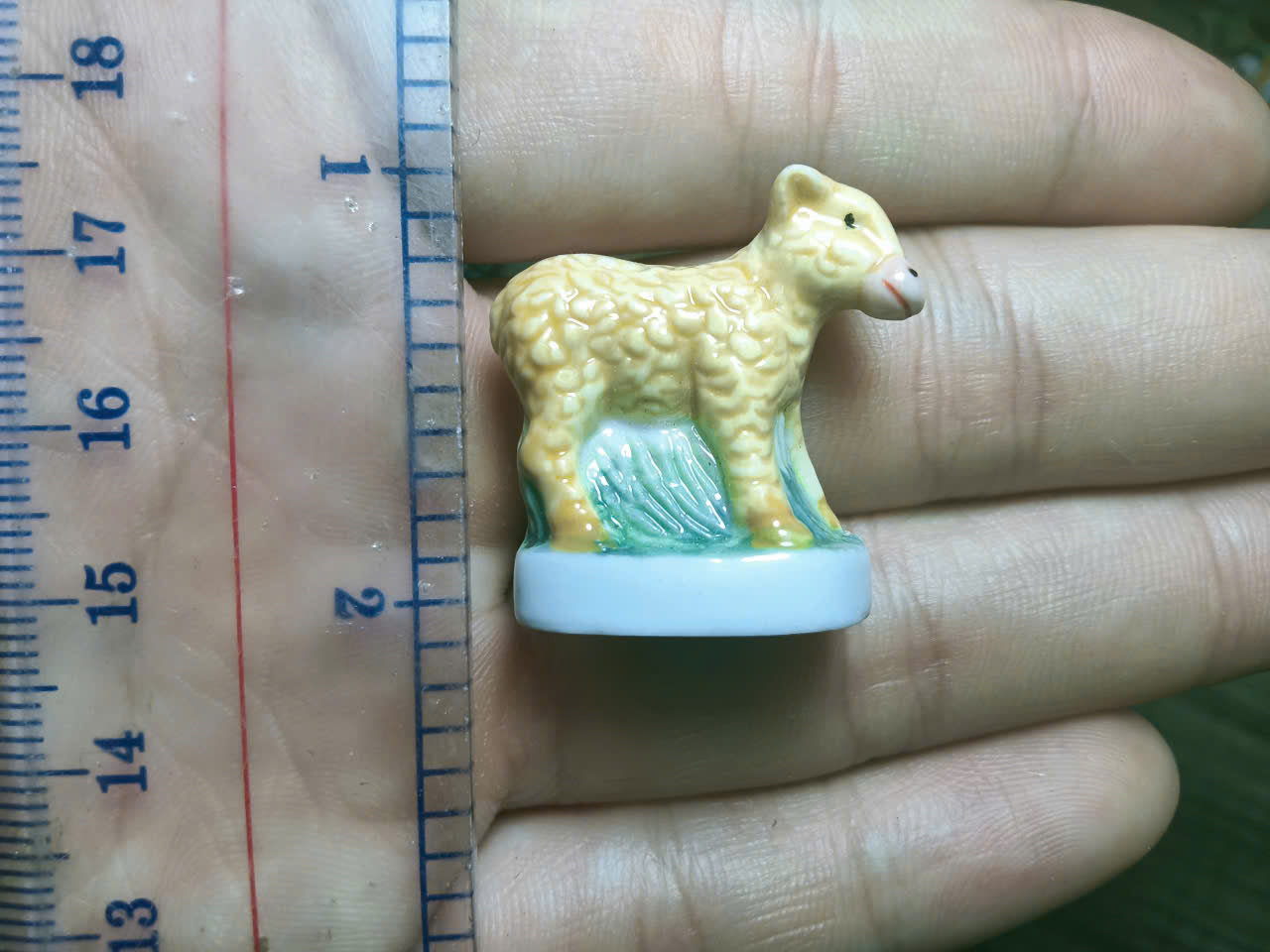 French Fève Miniature Porcelain Figurine – Individual Collectible Bugs Bunny, Diddy Kong, Bengal Tiger & Breton Cow King Cake Charm