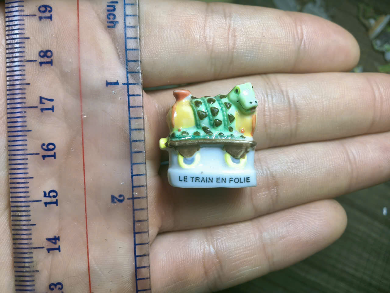 French Fève Miniature Porcelain Figurine – Individual Collectible Jungle Book Kaa, Marmotte, Le Train en Folie & La Brune Suisse Cow King Cake Charm