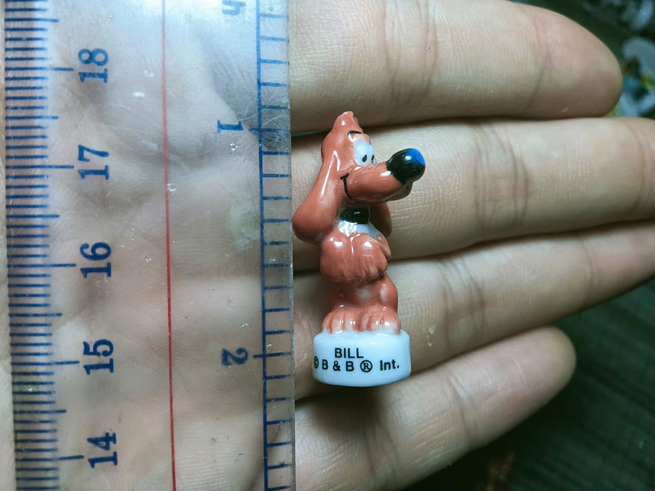 French Fève Miniature Porcelain Figurine – Individual Collectible Scooby-Doo, Boule & Bill, Disney Cocker Spaniel King Cake Charm